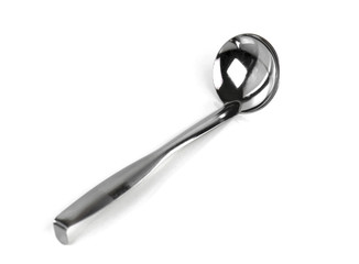 soup ladle isolated on white background