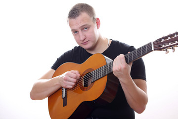 Obraz premium playing guitar