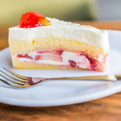 Strawberry cream cakes