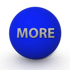 More circular icon on white background