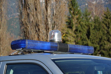 Warnanlage Polizeiauto