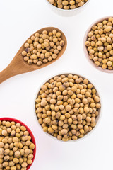 Soybean isolated on white background