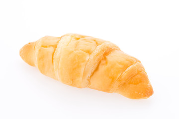 Croissant bread isolated on white background
