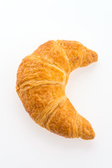 Croissant isolated on white background