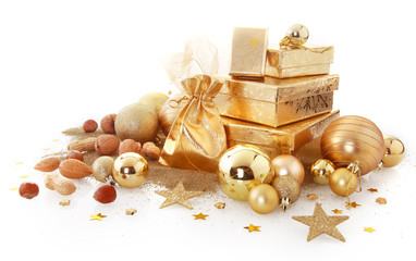Elegant Assorted Gold Christmas Decorations