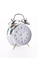 Clock isolated on white background