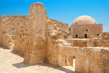 Venetian fortress of Rethymno. Crete Island, Greece
