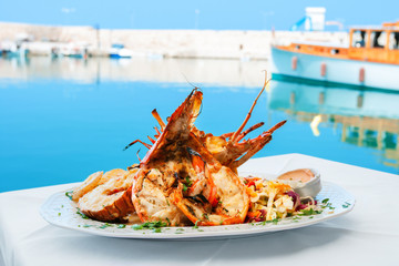Lobster dish. Greece