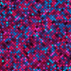 Abstract mosaic background of pattern grid multicolored squares