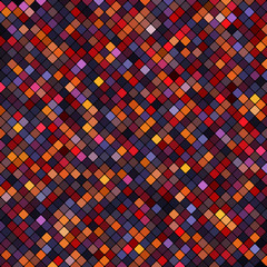 Abstract mosaic background of pixel pattern grid color squares