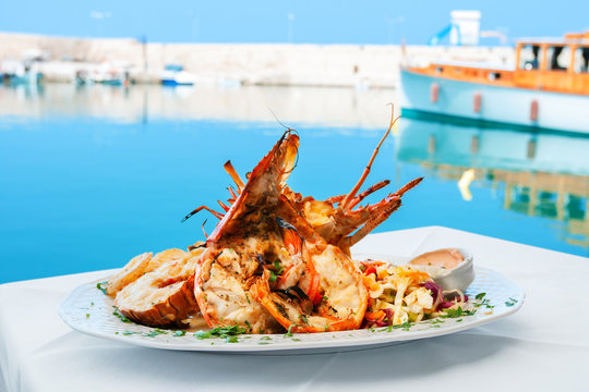 Lobster Dish. Greece