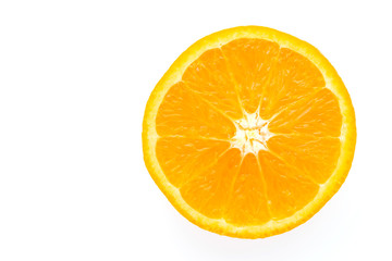 Orange isolated on white