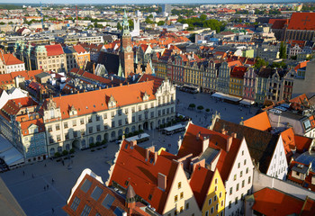 Obraz premium Wroclaw town market