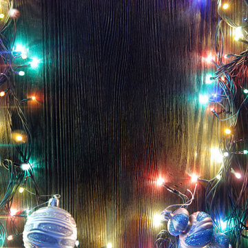 Frame of Christmas lights