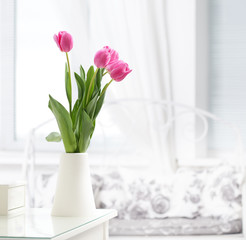 tulip in room