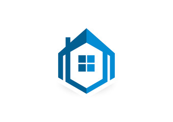 home, house, real estate, construction, building, logo design