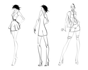 SKETCH. fashion girls