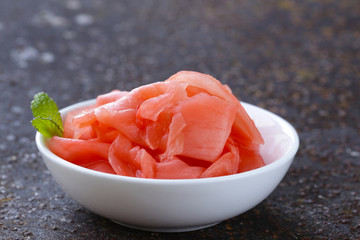pickled ginger for sushi - Japanese spices