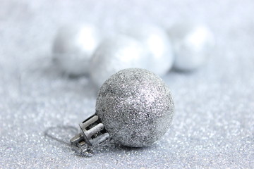 Silver Christmas decoration