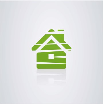 house logo. Real estate and home. building