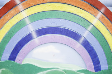 Rainbow Wall