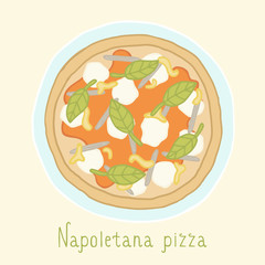 Napoletana pizza.