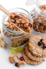 Granola close-up