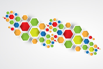 abstract technology background Business & development direction