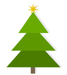 Christmas tree vector