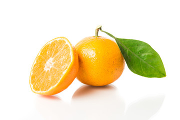 Orange fruit isolated