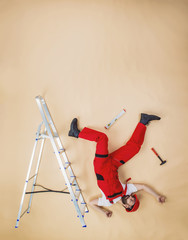 Worker in studio