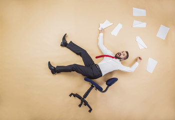 Manager has an accident