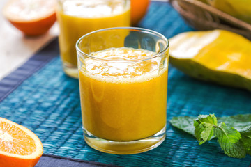 Mango and Orange smoothie