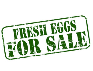 Fresh eggs for sale