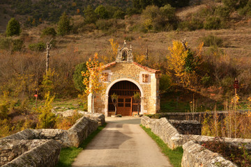 ermita en pesquera de ebro