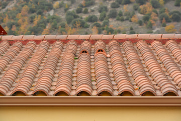 salida de ventilacion en un tejado