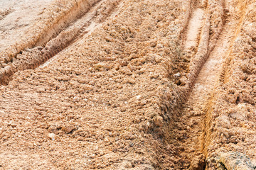 Tyre tracks