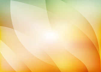 Abstract yellow orange green background