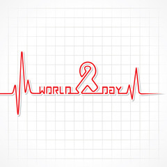 World Aids Day - HIV awareness concept
