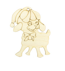 Овечка в шапочке из фанеры