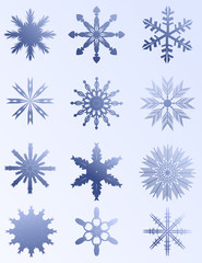 Snowflakes background