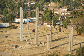 UNESCO World Heritage obelisks of Aksum, Ethiopia