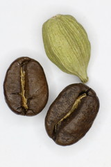 Coffee and cardamom.