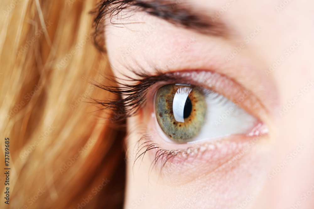 Poster Female eye close-up