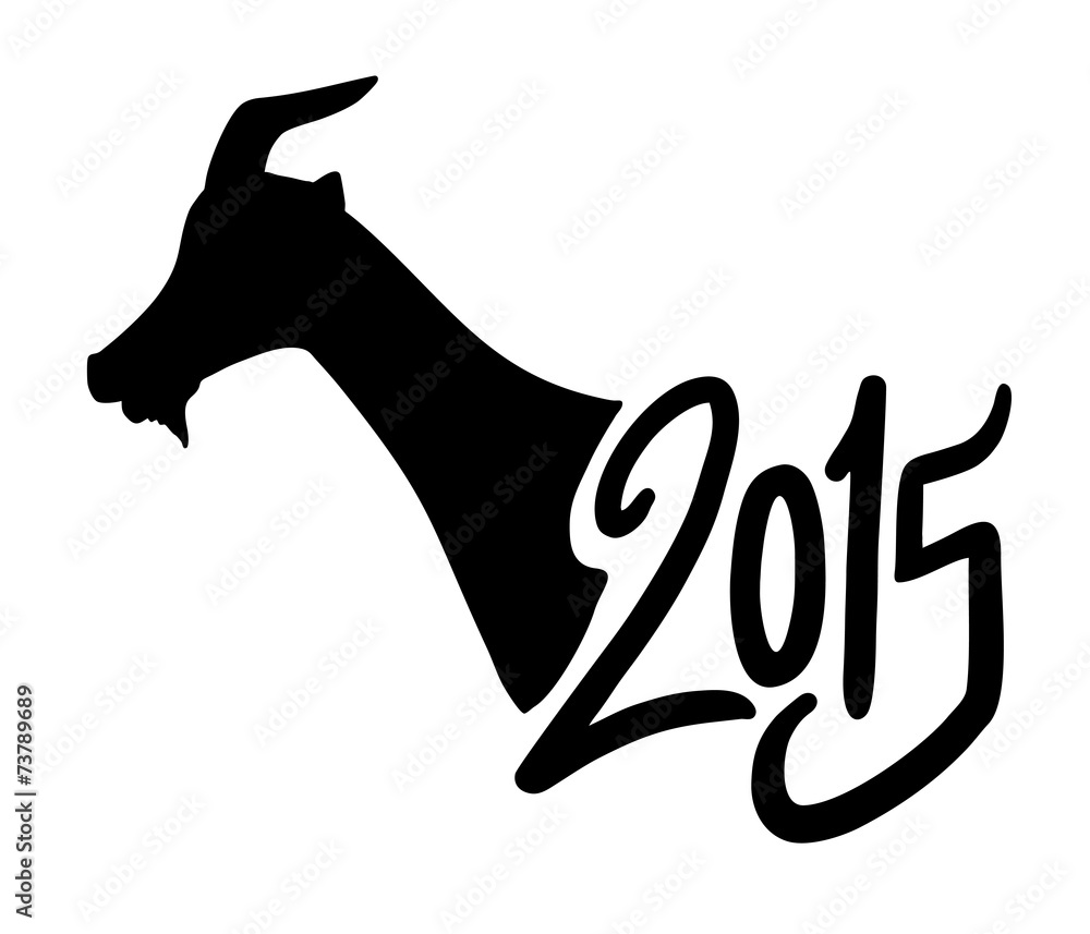 Wall mural Goat year