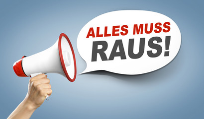 Alles muss raus!