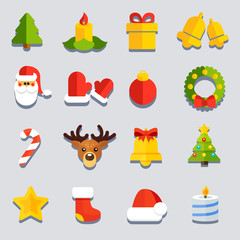 NewYearFlatIcons