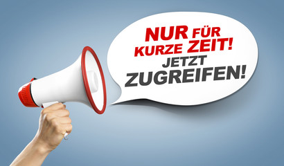 Nur für kurze Zeit