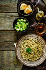 bulgur with meat