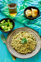 bulgur with meat
